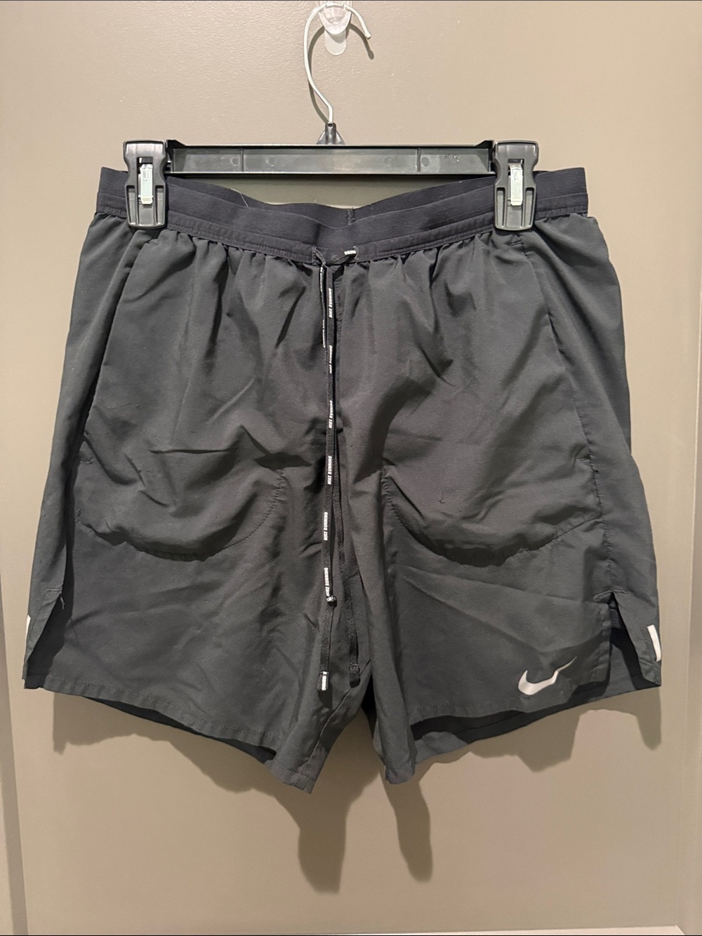 Nike Men’s Black Lined Athletic Running Shorts
